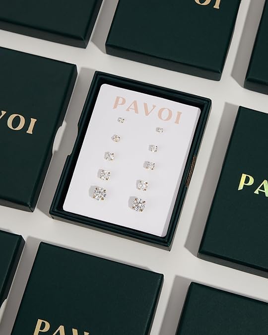 14K Gold Plated Solid 925 Sterling Silver CZ Simulated Diamond Stackable Ring Eternity Bands for Women