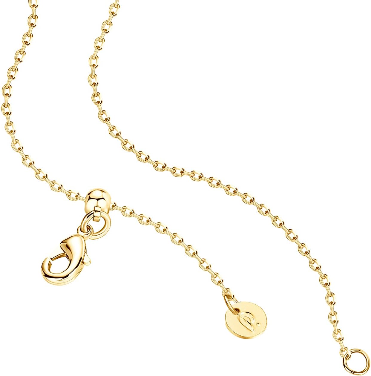 14K Gold Plated Cubic Zirconia Cross Pendant Necklaces for Women | Linear Bezel CZ Religious Cross Faith Pendant Necklace