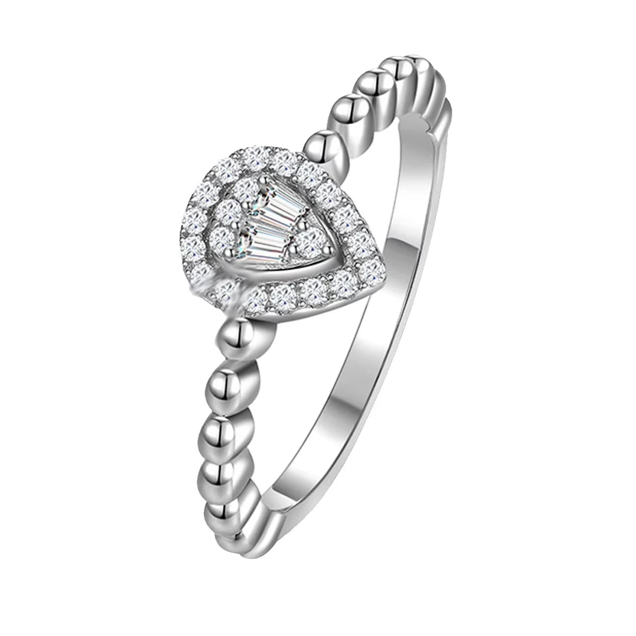 Aivenchy Popular Ladies Fine Ring Jewelry Rhodium Plated Lab Grown Diamond Women Moissanite S925 Sterling Silver Finger Ring